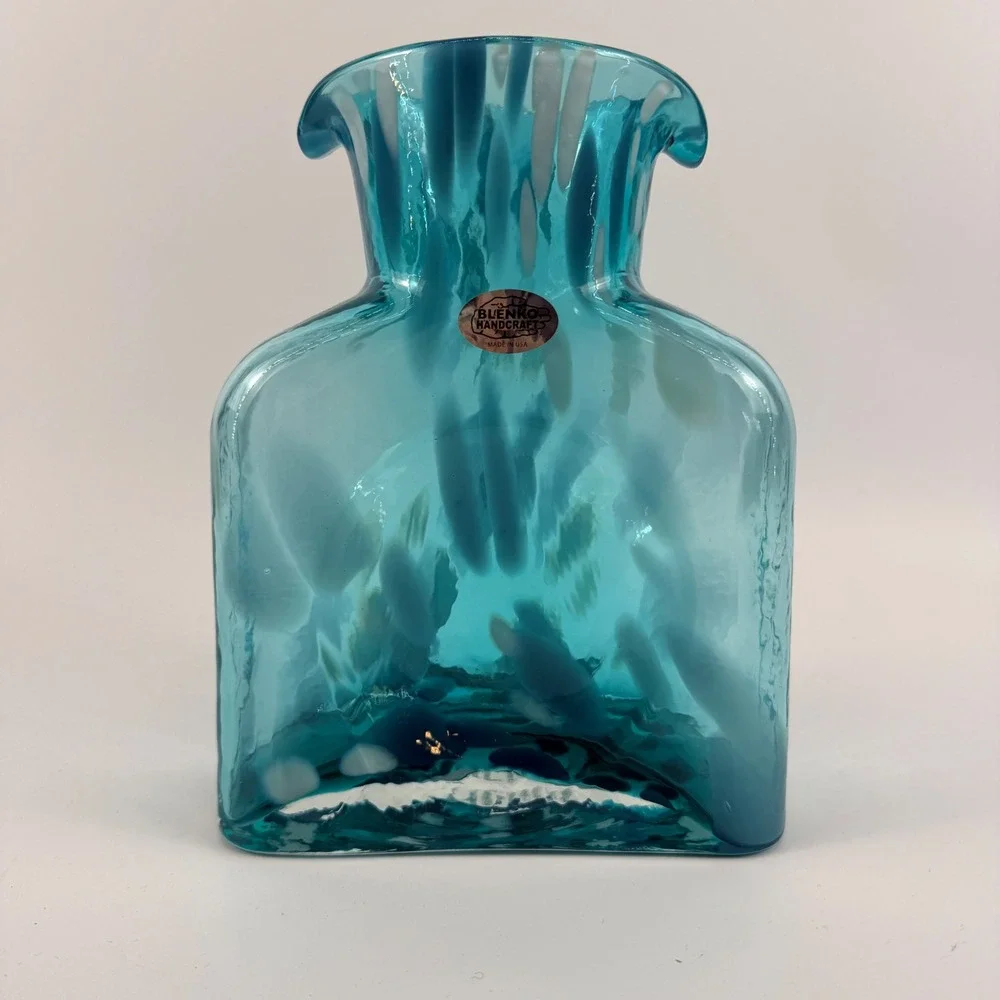 Blenko 384 Helios Neptune Water Bottle  Special Edition‎ 1st Edition